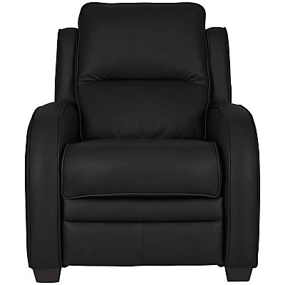 Parker Knoll Charleston Power Recliner Leather Armchair Como Black